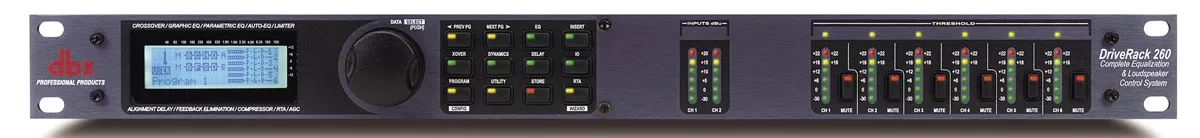 dbx DriveRack 260 2进6出音频处理器