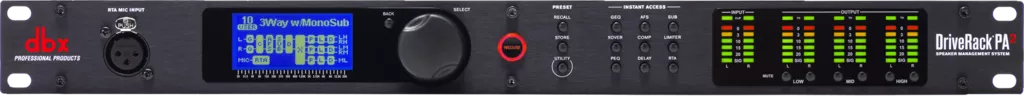 dbx  DriveRack® PA2 2进6出音频处理器