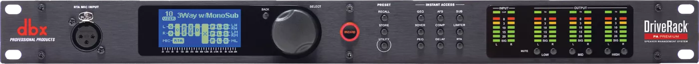 dbx PA premium 2进6出音频处理器